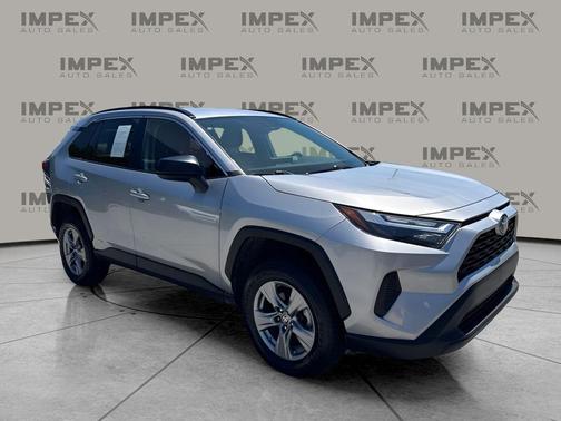 Silver Sky Metallic 2023 Toyota RAV4 Hybrid LE
