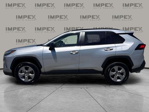 Silver Sky Metallic 2023 Toyota RAV4 Hybrid LE