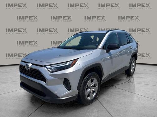 Silver Sky Metallic 2023 Toyota RAV4 Hybrid LE