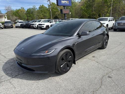 Stealth Grey 2024 Tesla Model 3 Long Range Sedan