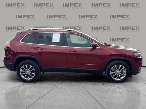 Velvet Red Pearlcoat 2019 Jeep Cherokee Latitude Plus