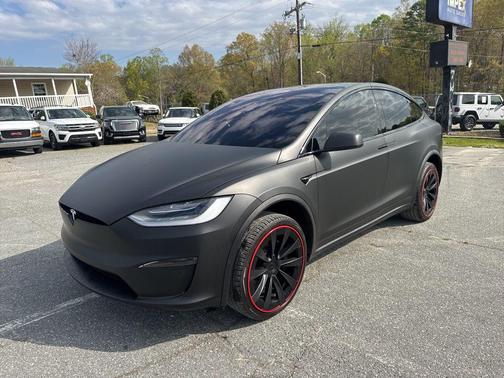 Stealth Grey 2023 Tesla Model X Plaid Tri Motor All-Wheel Drive