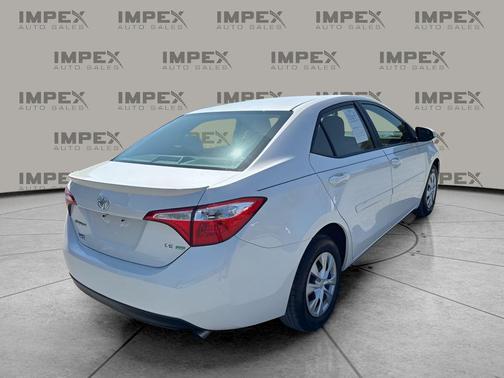 Blizzard Pearl 2015 Toyota Corolla LE ECO