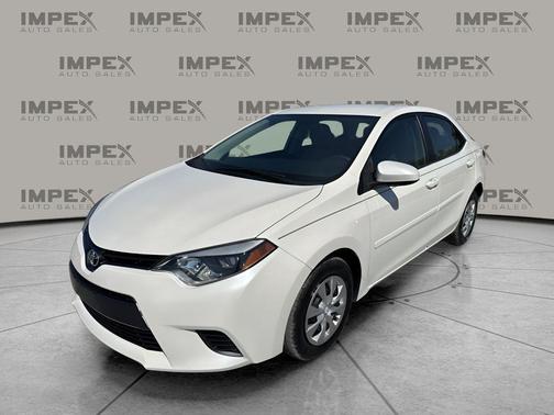 Blizzard Pearl 2015 Toyota Corolla LE ECO