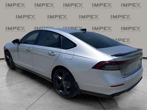 Solar Silver Metallic 2025 Honda Accord Hybrid Sport-L