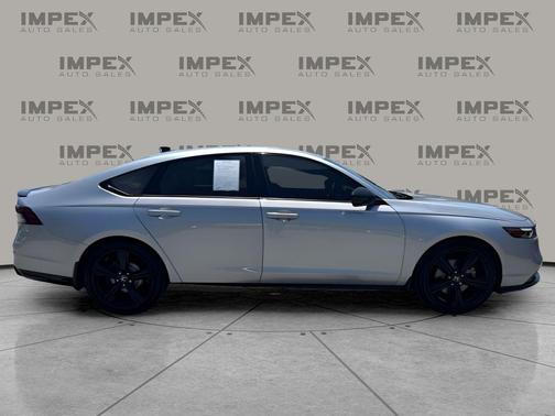 Solar Silver Metallic 2025 Honda Accord Hybrid Sport-L