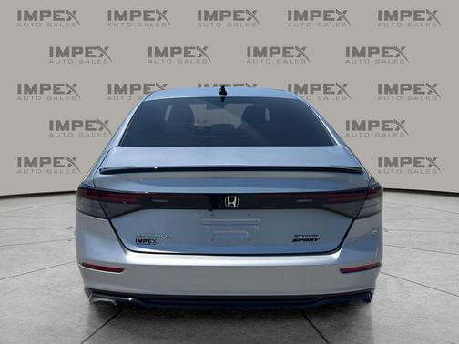 Solar Silver Metallic 2025 Honda Accord Hybrid Sport-L