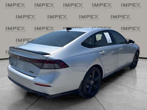 Solar Silver Metallic 2025 Honda Accord Hybrid Sport-L
