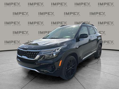 Cherry Black 2022 Kia Seltos Nightfall Edition