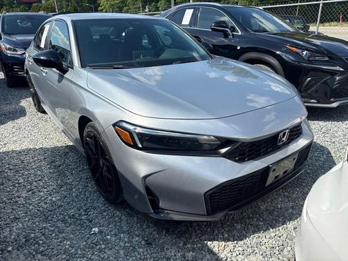 Solar Silver Metallic 2025 Honda Civic Sport