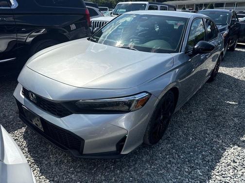 Solar Silver Metallic 2025 Honda Civic Sport