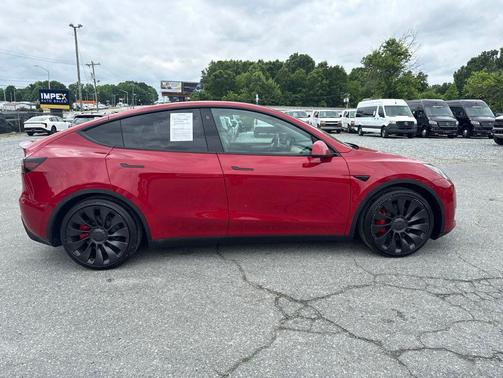 Red Multi-Coat 2023 Tesla Model Y Performance Dual Motor All-Wheel Drive