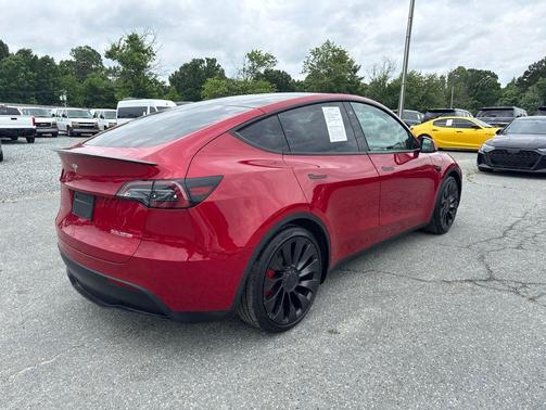 Red Multi-Coat 2023 Tesla Model Y Performance Dual Motor All-Wheel Drive