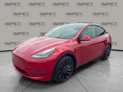 Red Multi-Coat 2023 Tesla Model Y Performance Dual Motor All-Wheel Drive