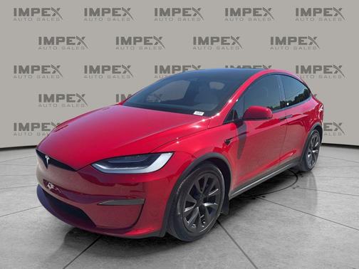 Red Multi-Coat 2023 Tesla Model X Plaid Tri Motor All-Wheel Drive