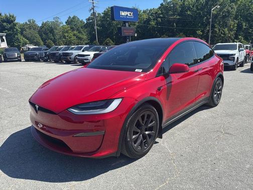 Red Multi-Coat 2023 Tesla Model X Plaid Tri Motor All-Wheel Drive