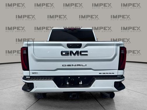 Glacier White Tricoat 2026 GMC Sierra 2500 Denali Ultimate