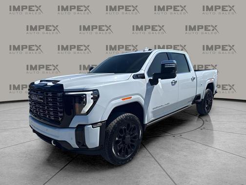 Glacier White Tricoat 2026 GMC Sierra 2500 Denali Ultimate