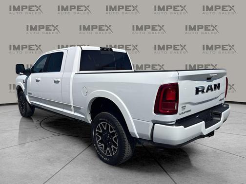 Bright White Clearcoat 2025 RAM 2500 Limited Mega Cab 4x4 6'4' Box