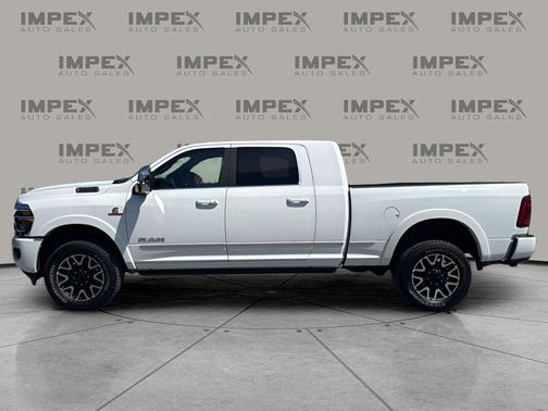 Bright White Clearcoat 2025 RAM 2500 Limited Mega Cab 4x4 6'4' Box
