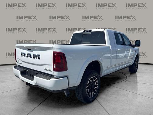 Bright White Clearcoat 2025 RAM 2500 Limited Mega Cab 4x4 6'4' Box