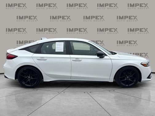 Platinum White Pearl 2024 Honda Civic Sport