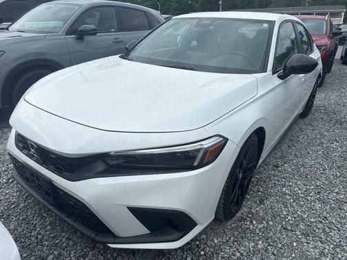 Platinum White Pearl 2024 Honda Civic Sport