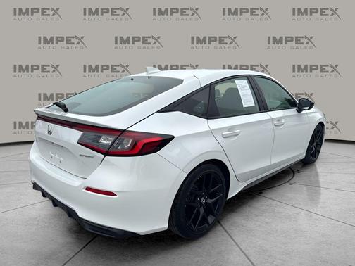 Platinum White Pearl 2024 Honda Civic Sport