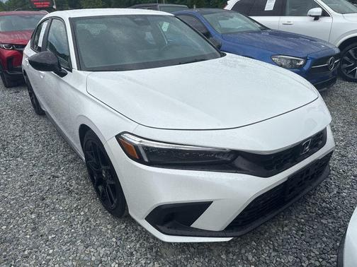 Platinum White Pearl 2024 Honda Civic Sport