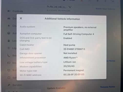 2025 Tesla Model Y Long Range Dual Motor Rear-Wheel Drive