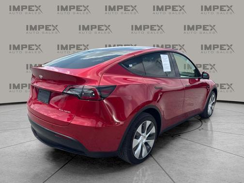 Red Multi-Coat 2022 Tesla Model Y Long Range Dual Motor All-Wheel Drive
