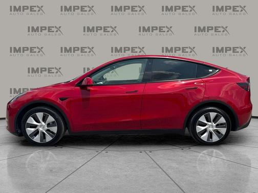 Red Multi-Coat 2022 Tesla Model Y Long Range Dual Motor All-Wheel Drive