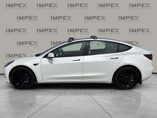 Pearl White Multi-Coat 2021 Tesla Model 3 Standard Range Plus