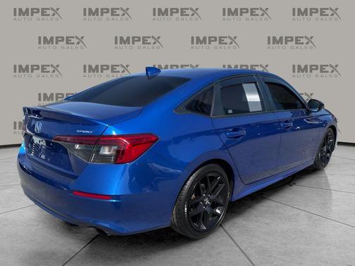 Aegean Blue Metallic 2022 Honda Civic Sport