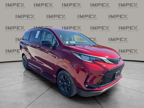 Ruby Flare Pearl 2024 Toyota Sienna XSE 7 Passenger