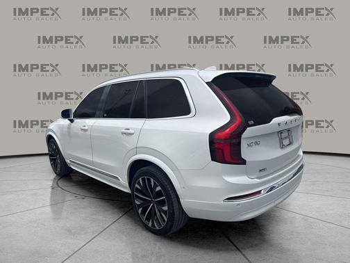 Crystal White Pearl 2026 Volvo XC90 Plus, B6 AWD Gas (mild hybrid), Gasoline, Bright, 7 Seats
