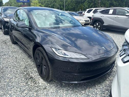 Black 2025 Tesla Model 3 Long Range