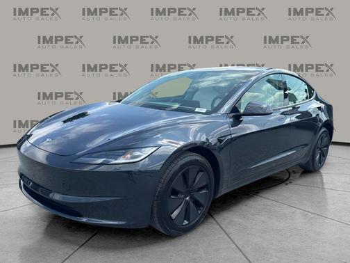 Black 2025 Tesla Model 3 Long Range