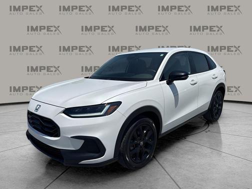 Platinum White 2023 Honda HR-V AWD Sport