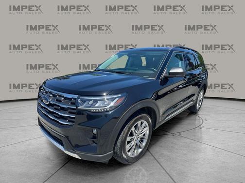 AGATE BLACK METALLIC 2025 Ford Explorer Active