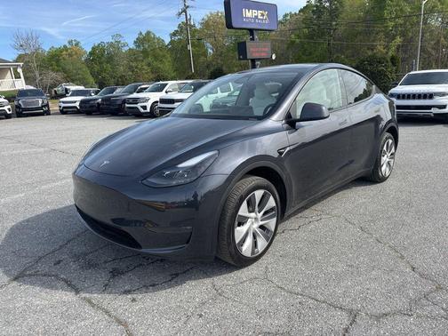 Solid Black 2024 Tesla Model Y Long Range Dual Motor All-Wheel Drive