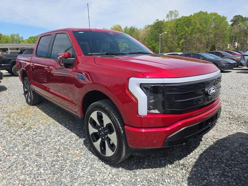 RAPID RED MET TINTED CC 2025 Ford F-150 Lightning Platinum
