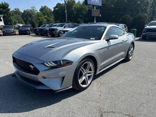 Iconic Silver Metallic 2021 Ford Mustang EcoBoost