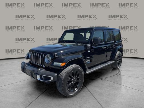 Black Clearcoat 2021 Jeep Wrangler Unlimited 4xe Sahara