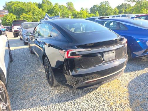 Black 2025 Tesla Model 3 Long Range
