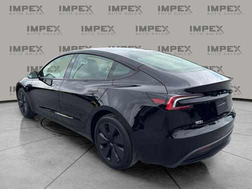 Black 2025 Tesla Model 3 Long Range