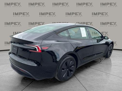 Black 2025 Tesla Model 3 Long Range