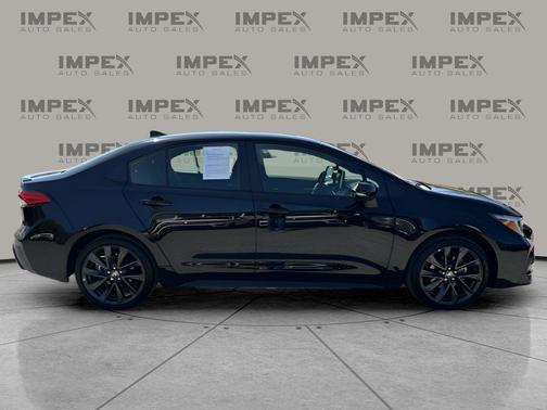 Midnight Black Metallic 2025 Toyota Corolla SE