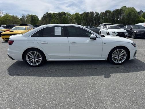 White 2023 Audi A4 45 S line Premium Plus