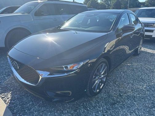 Jet Black Mica 2025 Mazda Mazda3 FWD w/Preferred Package